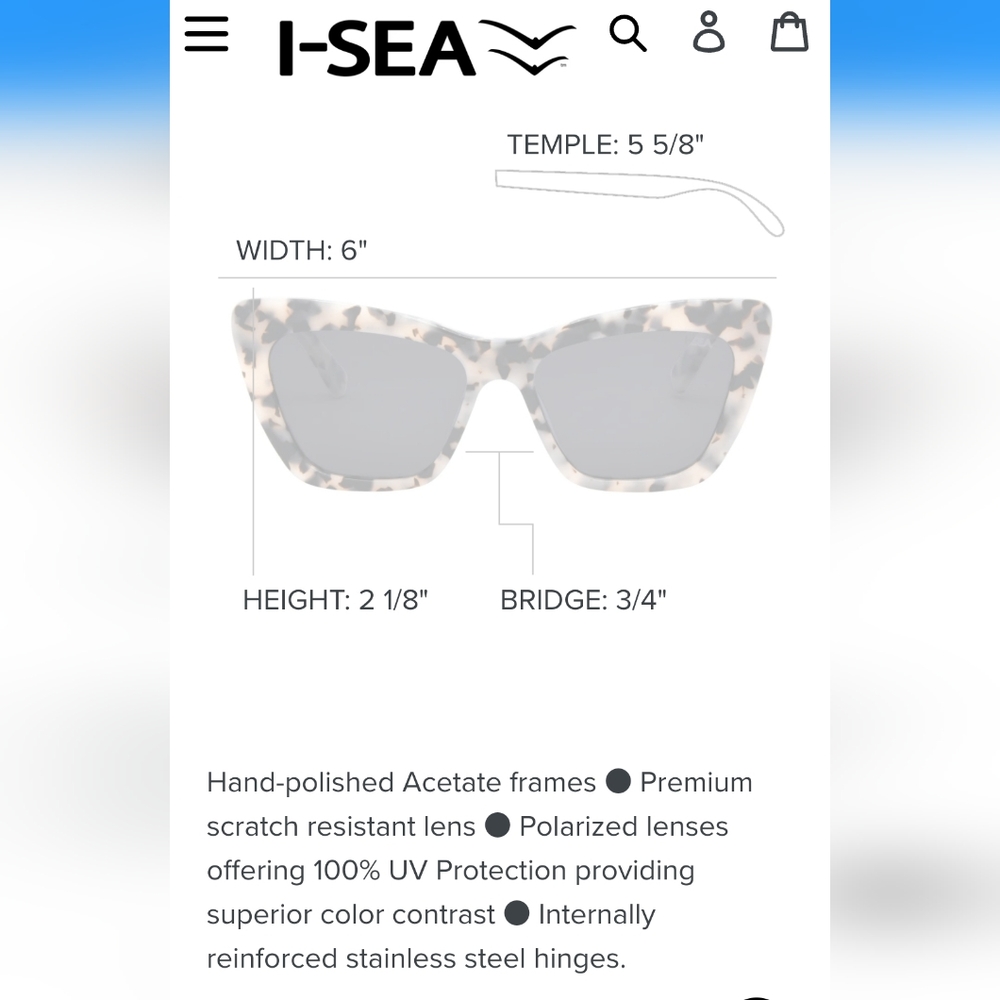 I-SEA Tortoise Shell Sunglasses - Picture 14 of 14